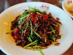 香菜炒牛肉丝-天下客饭店(中山路店)