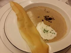 奶油蘑菇松茸汤-北京建国饭店杰斯汀法餐厅