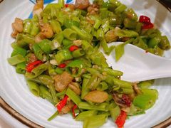 猪油渣炒空心菜-洞庭记·老湖南味道(下沙店)