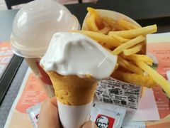 薯条奶茶下午茶兑换券-肯德基(青岛北站西广场店)