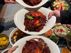 -草家酱蟹炭火烤肉店(珲春南路一店)