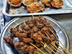 炸羊肉串-陈记生蚝烧烤炒菜火锅