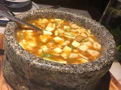 石锅鸡汤豆腐-绿茶餐厅(乐峰广场店)