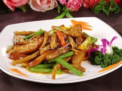 咸鱼芦笋炒杂菇.-新好景海鲜酒家(新塘店)