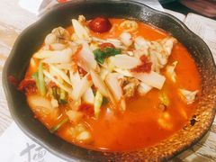 泡椒牛蛙面-十面欢腾·海鲜面·台式Bistro(长乐路店)