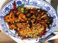 干锅香辣虾-你鲟欢·香茅柠檬鱼(金沙店)