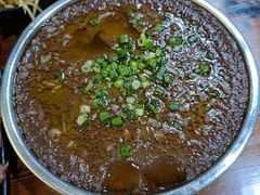 蒸猪血-五谷粮煎饼卷大葱(景星店)