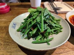 椒麻丝瓜尖-兰溪小馆(东直门簋街店)