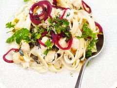 扇贝鼠尾草奶油意面-RAC BAR(安福路店)