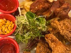 炸鸡拼盘-机器人火炉披萨(爱琴海店)