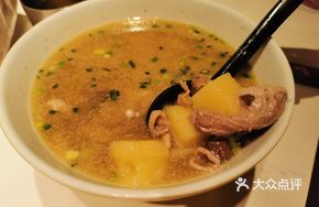 Pork Bone Soup with Rice Tofu