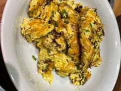 野胡葱炒土鸡蛋-吃饭皇帝大土家民族菜(正大广场店)