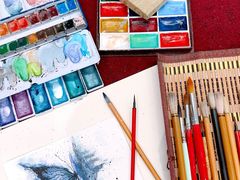 -谷隆画舍·国画书法素描彩铅水彩