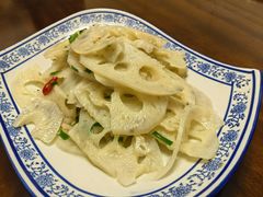清炒藕片-小陆莲花蟹园农家乐(莲花岛店)