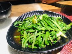 豆豉鲮鱼油麦菜-潮十三潮汕砂锅粥(高新四路大都荟店)