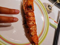 烤深海大虎虾-开海·红岛海鲜虾水饺(石老人店)