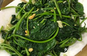 Yellow Bean Sauce Sweet Potato Leaves