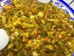 腊味炒酸豆角-文杰餐馆(南洪时尚风情街店)