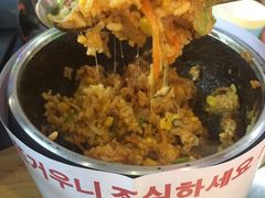 拉丝奶酪肥牛石锅拌饭-Meet Sun韩式大排档(五一广场7MALL店)