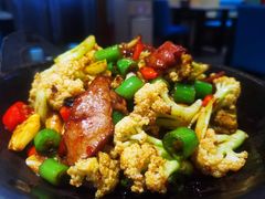 干锅有机花菜-老边饺子馆(金源店)