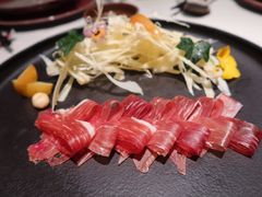 三年金钱火腿配大理手撕乳扇-泓0871臻选云南菜·味庄