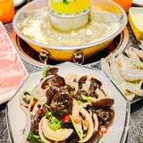 美味的铜锅涮肉