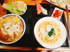 猪排乌冬面定食-大江户·温泉洗浴(浑南店)