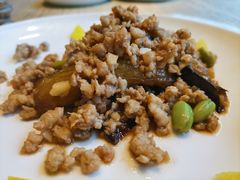 小炒茄子配米饭-厉家菜(金宝街店)