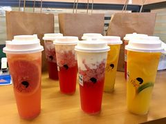 满杯红柚-喜茶(上海正大广场店)