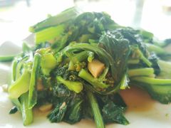猪油渣炒迟菜心-荔枝红五号农庄