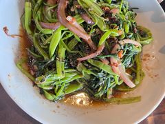 马拉盏炒通菜-大头虾越式风味餐厅(光明广场店)