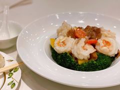 西兰花炒虾球-翠园(北京王府中环店)