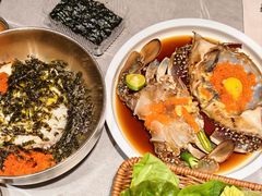 -草家酱蟹炭火烤肉店(珲春南路一店)