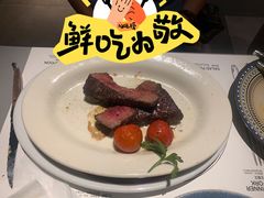 香烤牛小排之近照-西堤牛排(北京国瑞店)