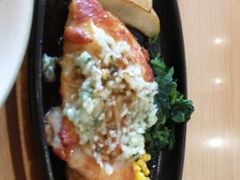 蒜蓉鸡排配香辣烤肠-萨莉亚意式餐厅(三号湾广场店)