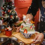 吃火锅🥘却点满了一整桌的甜品🎄🎅🏻