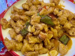 传统溜肉段-闯关东东北农家菜(崂山石老人店)