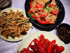 馓子拌皮蛋-巴厘龙虾·榜首油焖大虾(旗舰店·万松园)