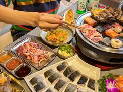 -围炉肉舍•炭烤活鳗•丹东海鲜烤肉(步行街店)