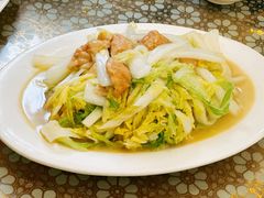 面筋扒白菜-悦宾饭馆(翠花胡同店)