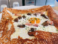 鸡蛋蘑菇熏肉荞麦可丽饼-RAC BAR(安福路店)