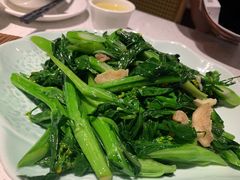 油渣炒菜心-秋色客家菜(流塘店)