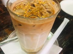 桂花酒酿热拿铁-MIKAKU(万达广场上海宝山店)