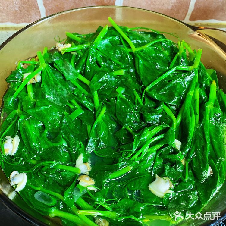 美容又美味的家常版豌豆尖蚬子汤🥬