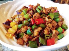 茄子肉丁小公鸡双拼拌面-文三里屯面馆(三里屯店)