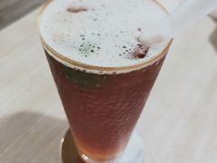 嘎吱果桃茶。-春风·有糖(崇宁路店)