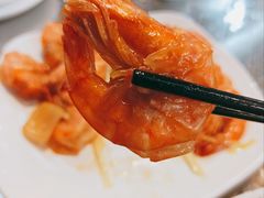 油泡大虾-鹤睦鱼生·啫啫煲·海鲜(保利百合店)