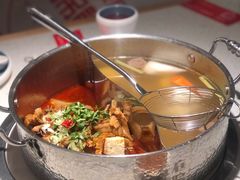 牛杂鸳鸯锅-左庭右院鲜牛肉火锅(环球港店)