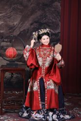 -后宫·古装汉服京剧儿童亲子全家福摄影