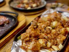 料理烤老味道鸡块-老东镇啤酒屋海鲜加工·蒸汽海鲜·海鲜烧烤(台东店)